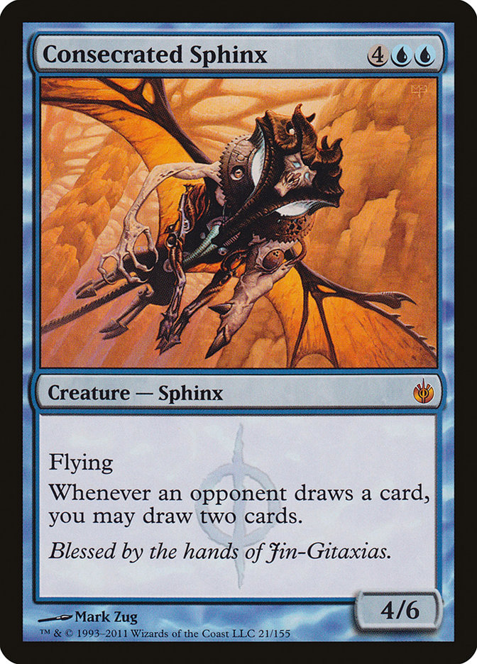 Consecrated Sphinx [Mirrodin Besieged] | Gamer Loot