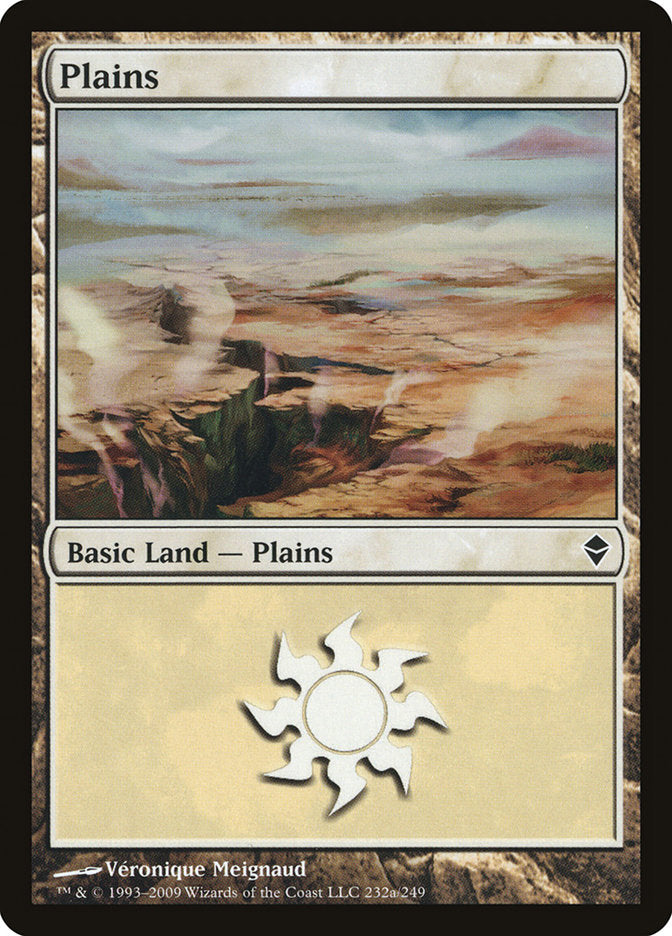 Plains (232a) [Zendikar] | Gamer Loot