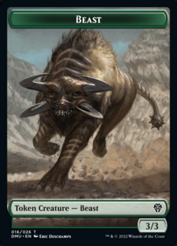 Beast Token [Dominaria United Tokens] | Gamer Loot