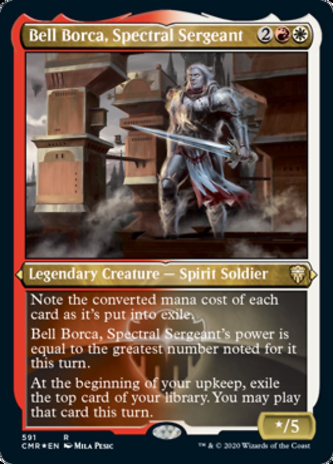 Bell Borca, Spectral Sergeant (Etched) [Commander Legends] | Gamer Loot