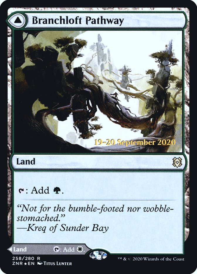 Branchloft Pathway // Boulderloft Pathway [Zendikar Rising Prerelease Promos] | Gamer Loot