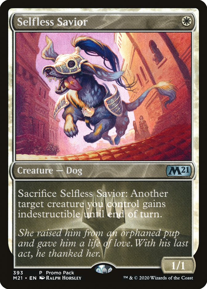 Selfless Savior (Promo Pack) [Core Set 2021 Promos] | Gamer Loot