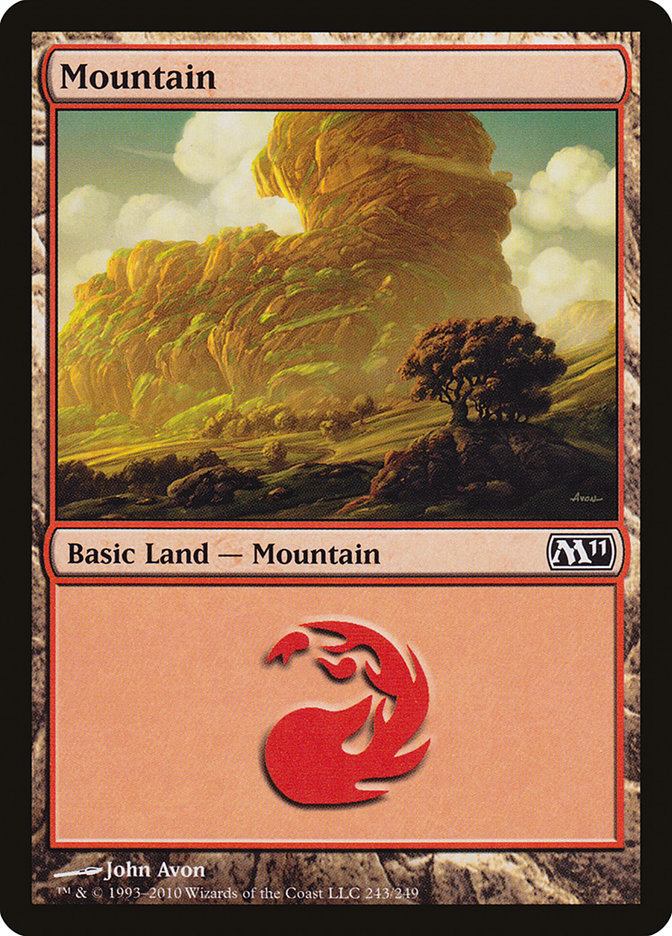 Mountain (243) [Magic 2011] | Gamer Loot