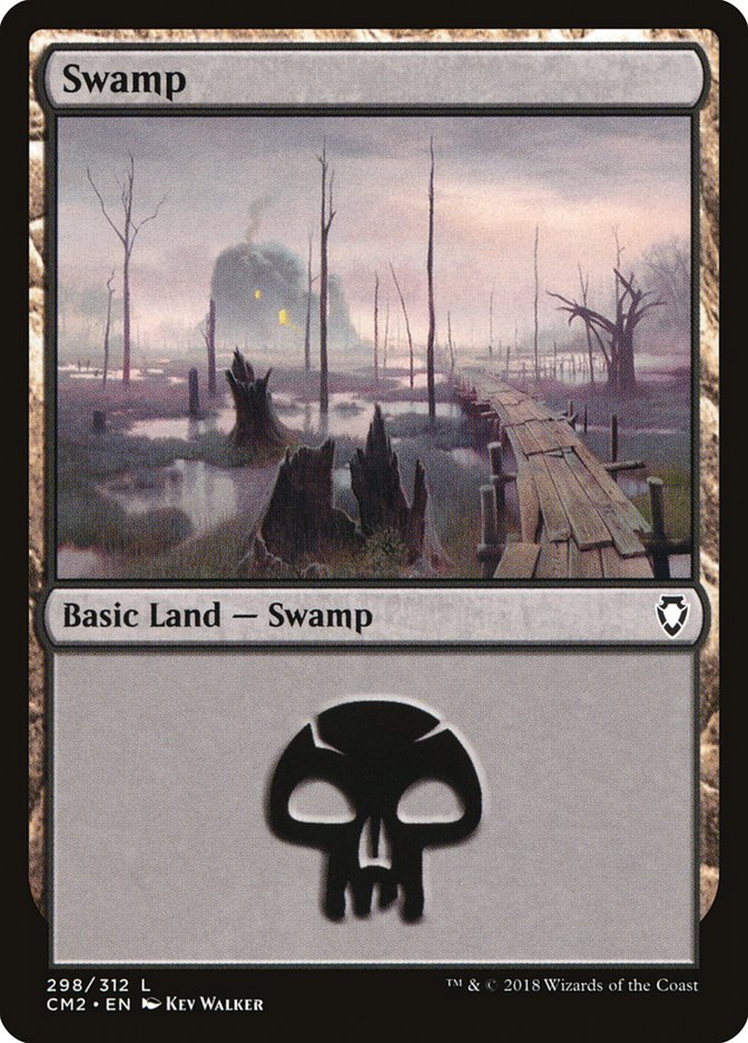 Swamp (298) [Commander Anthology Volume II] | Gamer Loot