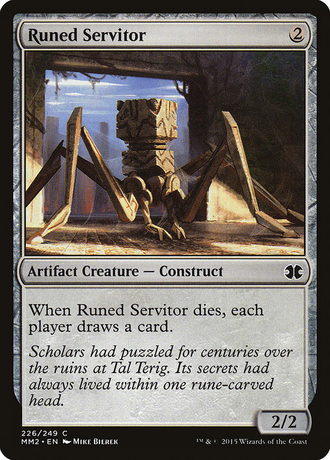 Runed Servitor [Modern Masters 2015] | Gamer Loot