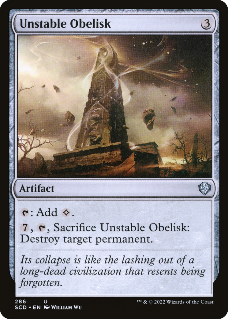 Unstable Obelisk [Starter Commander Decks] | Gamer Loot