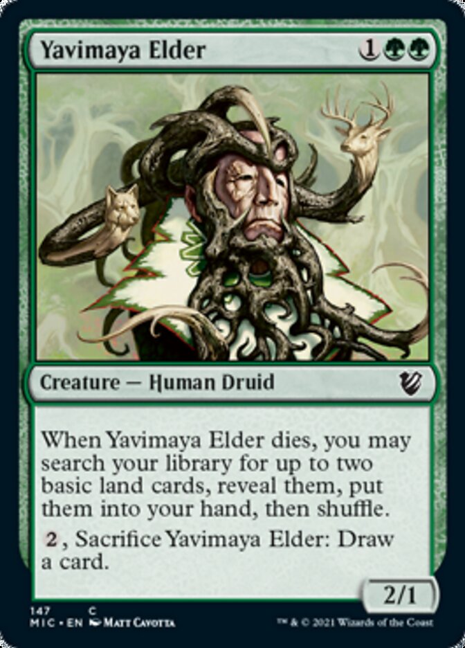 Yavimaya Elder [Innistrad: Midnight Hunt Commander] | Gamer Loot