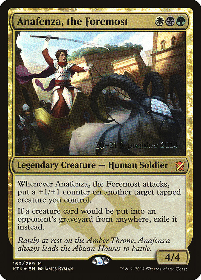 Anafenza, the Foremost  [Khans of Tarkir Prerelease Promos] | Gamer Loot