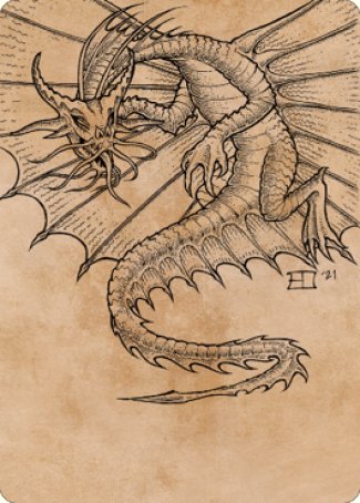 Ancient Gold Dragon Art Card (44) [Commander Legends: Battle for Baldur's Gate Art Series] | Gamer Loot