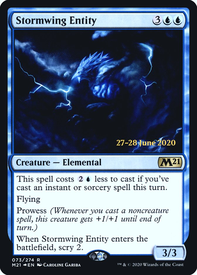 Stormwing Entity  [Core Set 2021 Prerelease Promos] | Gamer Loot