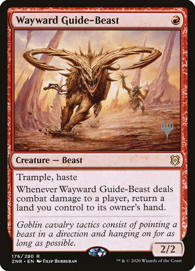 Wayward Guide-Beast (Promo Pack) [Zendikar Rising Promos] | Gamer Loot