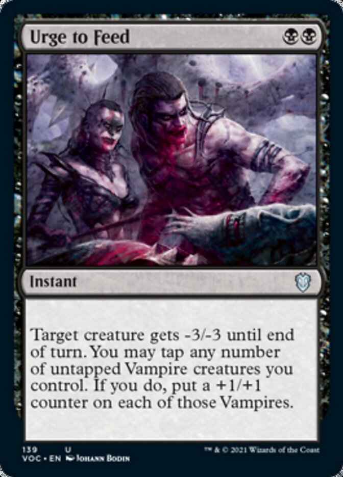 Urge to Feed [Innistrad: Crimson Vow Commander] | Gamer Loot