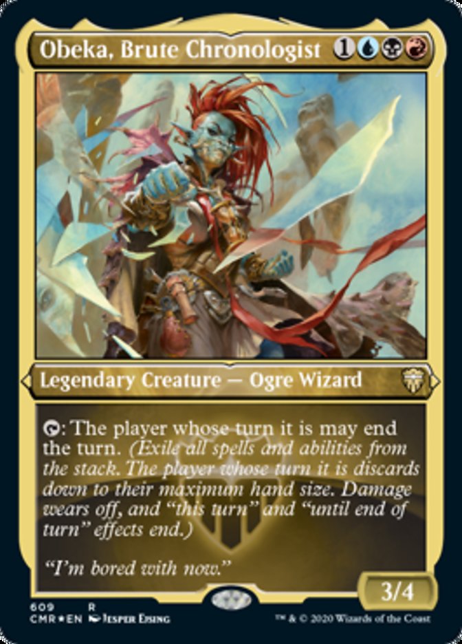 Obeka, Brute Chronologist (Etched) [Commander Legends] | Gamer Loot