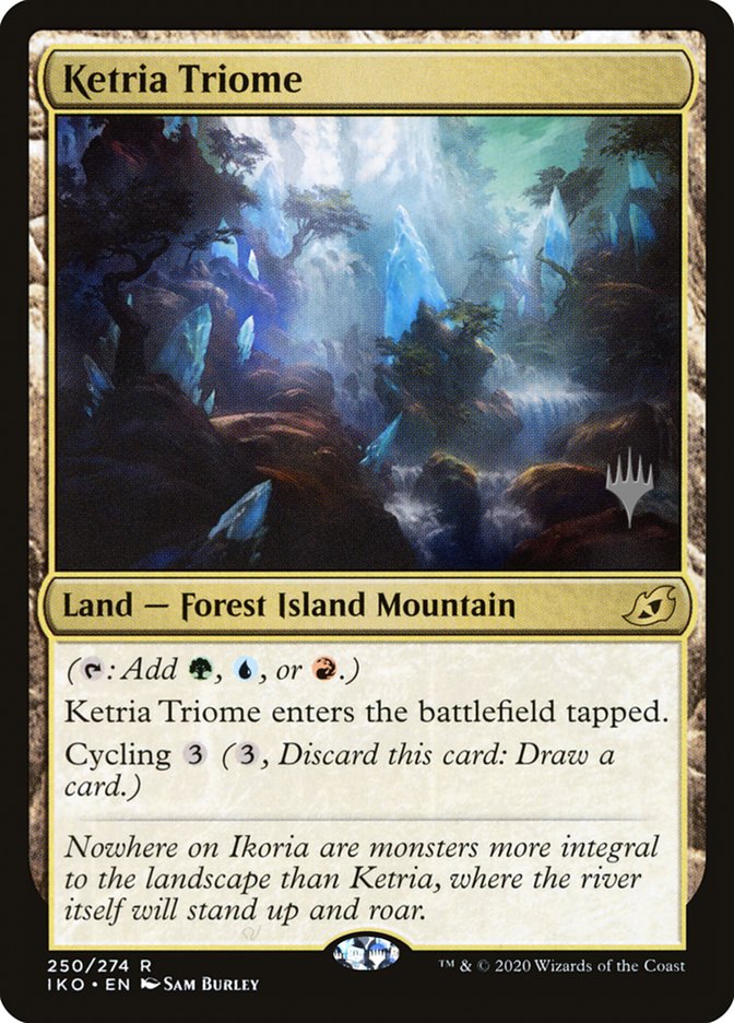 Ketria Triome (Promo Pack) [Ikoria: Lair of Behemoths Promos] | Gamer Loot