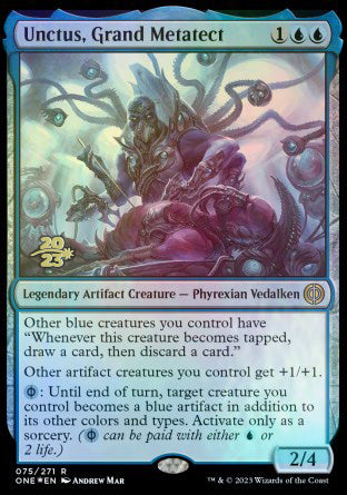 Unctus, Grand Metatect [Phyrexia: All Will Be One Prerelease Promos] | Gamer Loot