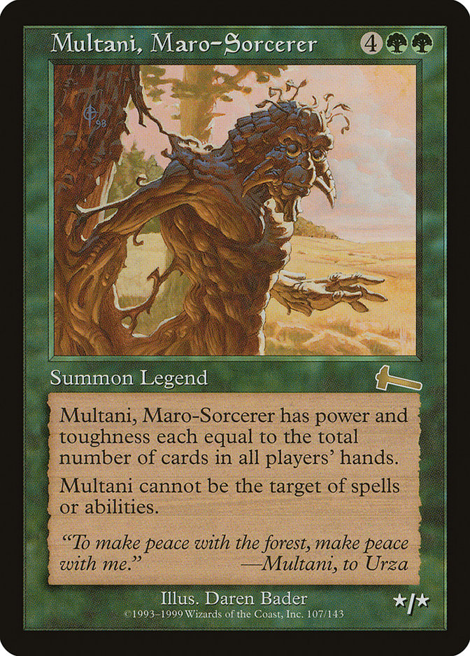 Multani, Maro-Sorcerer [Urza's Legacy] | Gamer Loot