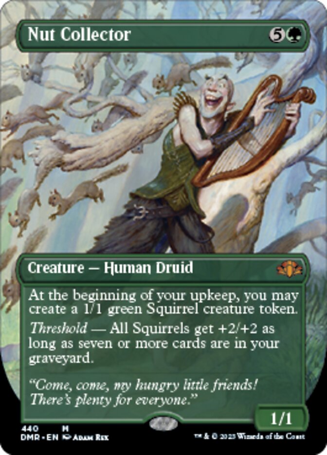 Nut Collector (Borderless Alternate Art) [Dominaria Remastered] | Gamer Loot