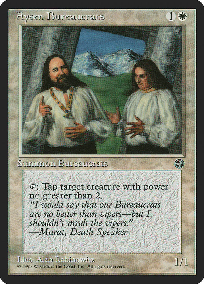 Aysen Bureaucrats (Murat Flavor Text) [Homelands] | Gamer Loot