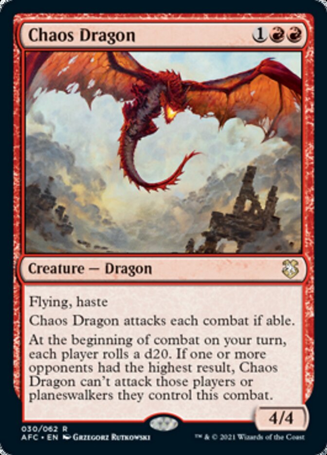 Chaos Dragon [Dungeons & Dragons: Adventures in the Forgotten Realms Commander] | Gamer Loot