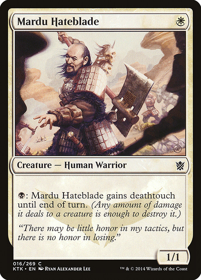 Mardu Hateblade [Khans of Tarkir] | Gamer Loot