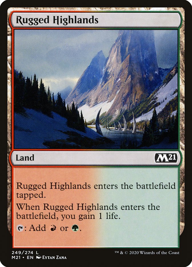 Rugged Highlands [Core Set 2021] | Gamer Loot