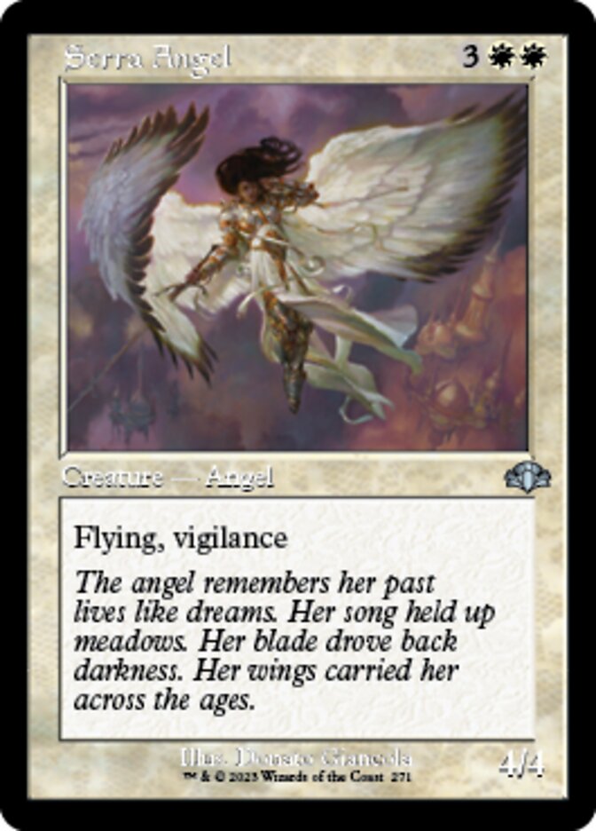 Serra Angel (Retro) [Dominaria Remastered] | Gamer Loot