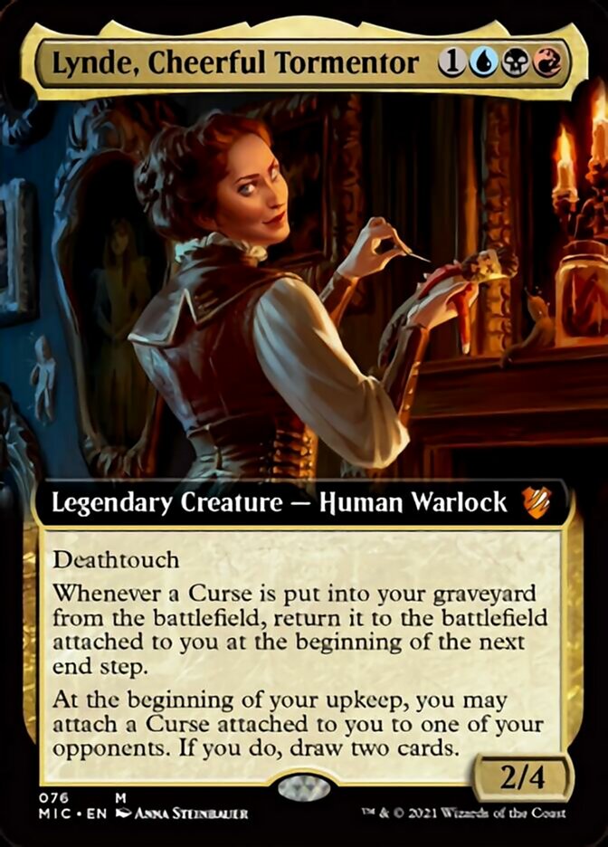 Lynde, Cheerful Tormentor (Extended) [Innistrad: Midnight Hunt Commander] | Gamer Loot