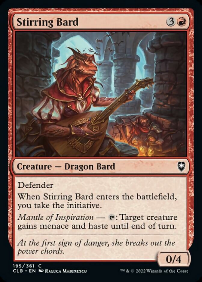 Stirring Bard [Commander Legends: Battle for Baldur's Gate] | Gamer Loot