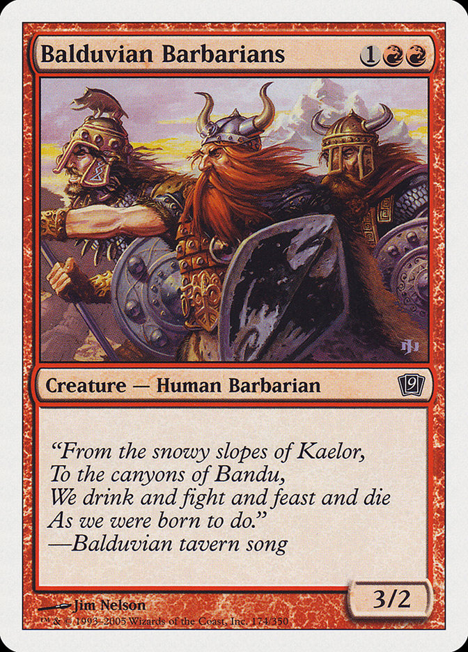 Balduvian Barbarians [Ninth Edition] | Gamer Loot
