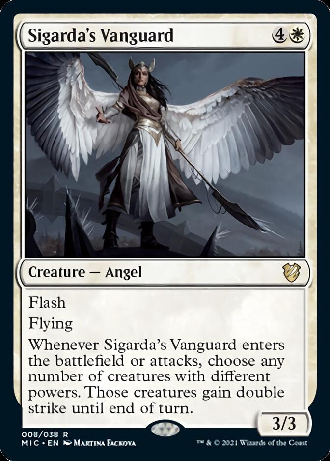 Sigarda's Vanguard [Innistrad: Midnight Hunt Commander] | Gamer Loot