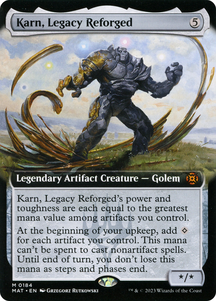 Karn, Legacy Reforged (Extended Art) [March of the Machine: The Aftermath] | Gamer Loot