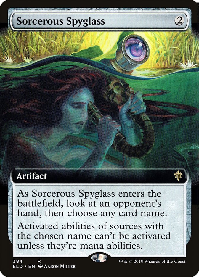 Sorcerous Spyglass (Extended) [Throne of Eldraine] | Gamer Loot