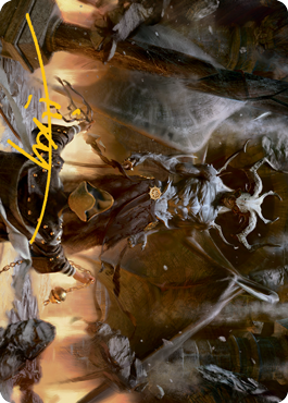 Ormendahl, the Corrupter Art Card (Gold-Stamped Signature) [Innistrad: Midnight Hunt Art Series] | Gamer Loot