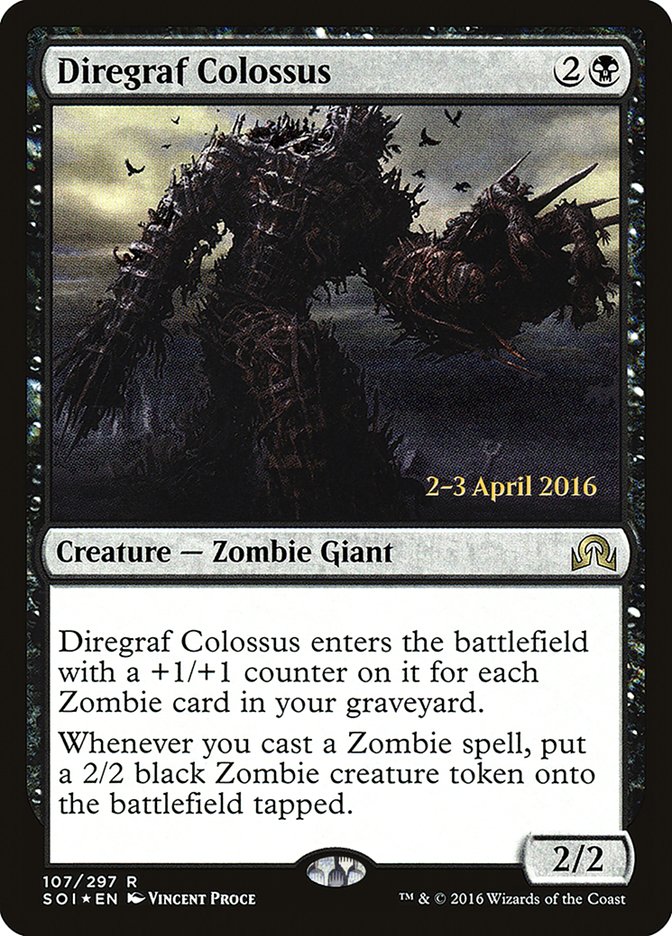 Diregraf Colossus [Shadows over Innistrad Prerelease Promos] | Gamer Loot