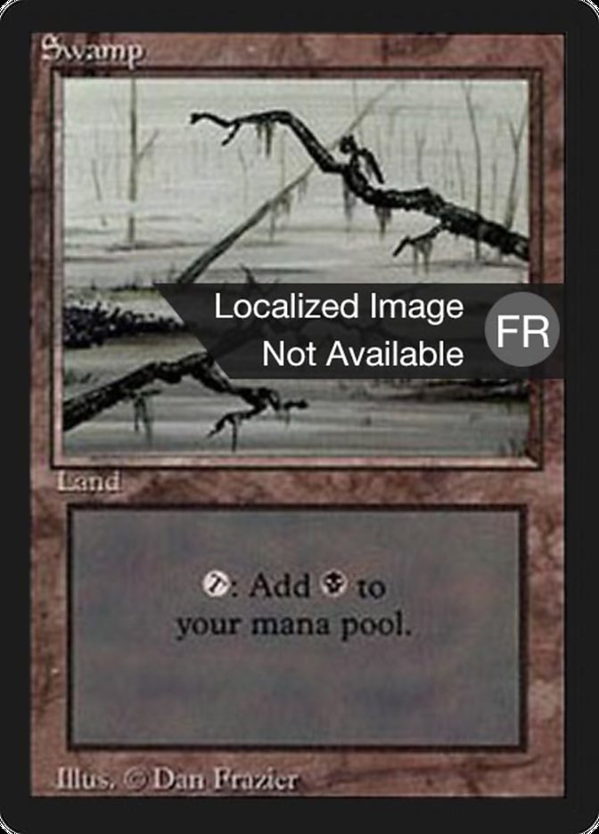 Swamp (A) [Foreign Black Border] | Gamer Loot