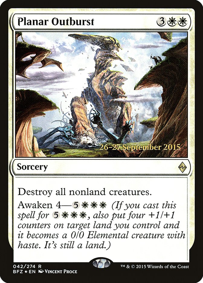 Planar Outburst  [Battle for Zendikar Prerelease Promos] | Gamer Loot