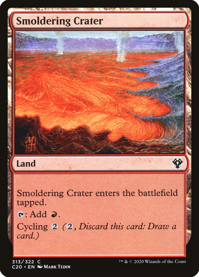 Smoldering Crater [Commander 2020] | Gamer Loot