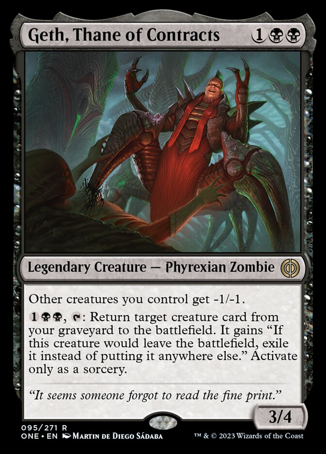 Geth, Thane of Contracts [Phyrexia: All Will Be One] | Gamer Loot