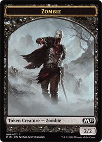 Zombie // Thopter Double-sided Token (Game Night) [Core Set 2019 Tokens] | Gamer Loot