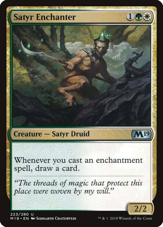 Satyr Enchanter [Core Set 2019] | Gamer Loot