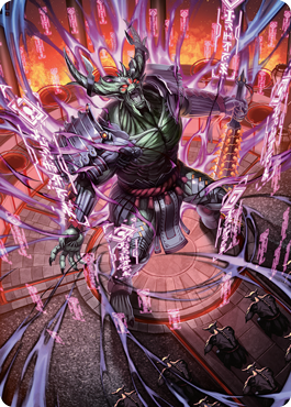 Hidetsugu, Devouring Chaos Art Card [Kamigawa: Neon Dynasty Art Series] | Gamer Loot