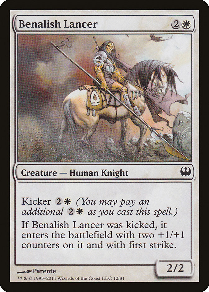 Benalish Lancer [Duel Decks: Knights vs. Dragons] | Gamer Loot