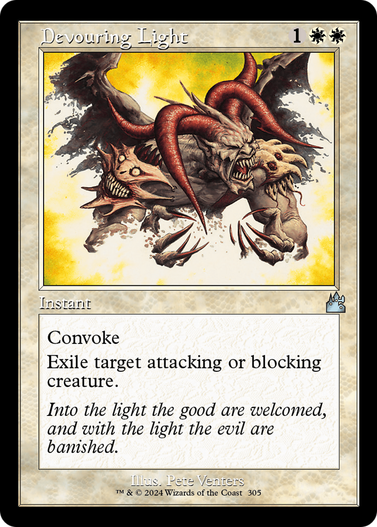 Devouring Light (Retro Frame) [Ravnica Remastered] | Gamer Loot