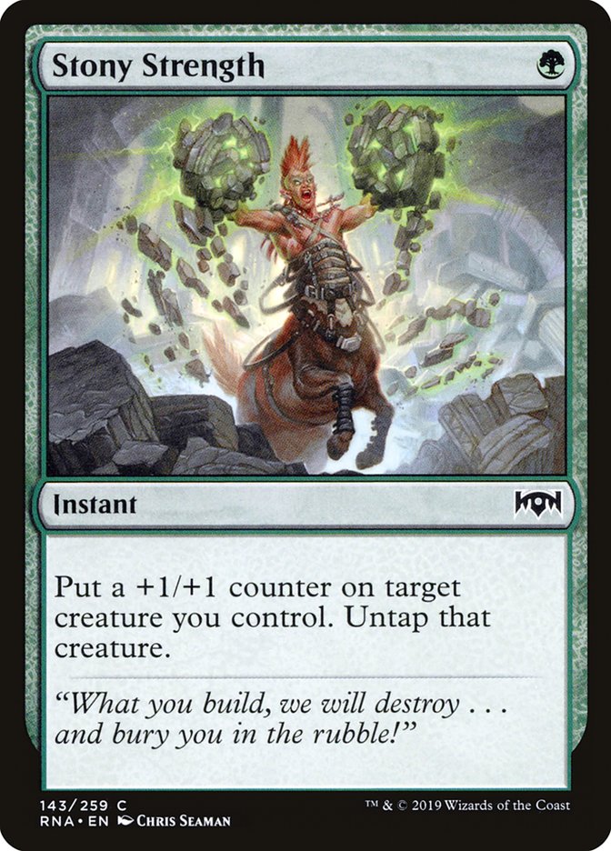 Stony Strength [Ravnica Allegiance] | Gamer Loot
