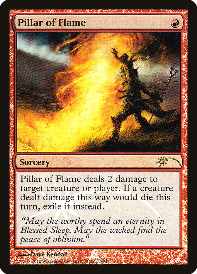 Pillar of Flame [Friday Night Magic 2012] | Gamer Loot