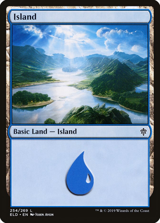 Island (254) [Throne of Eldraine] | Gamer Loot