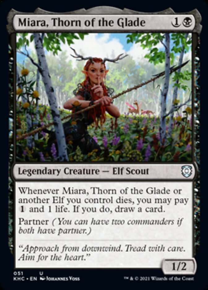 Miara, Thorn of the Glade [Kaldheim Commander] | Gamer Loot