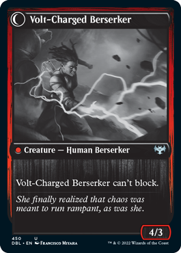 Voltaic Visionary // Volt-Charged Berserker [Innistrad: Double Feature] | Gamer Loot