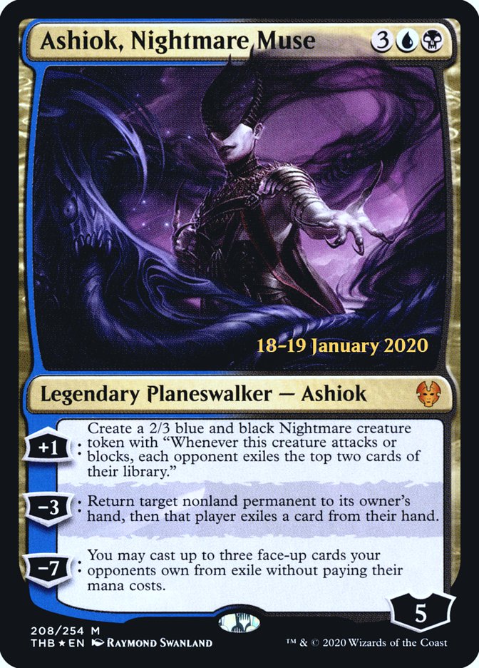 Ashiok, Nightmare Muse [Theros Beyond Death Prerelease Promos] | Gamer Loot