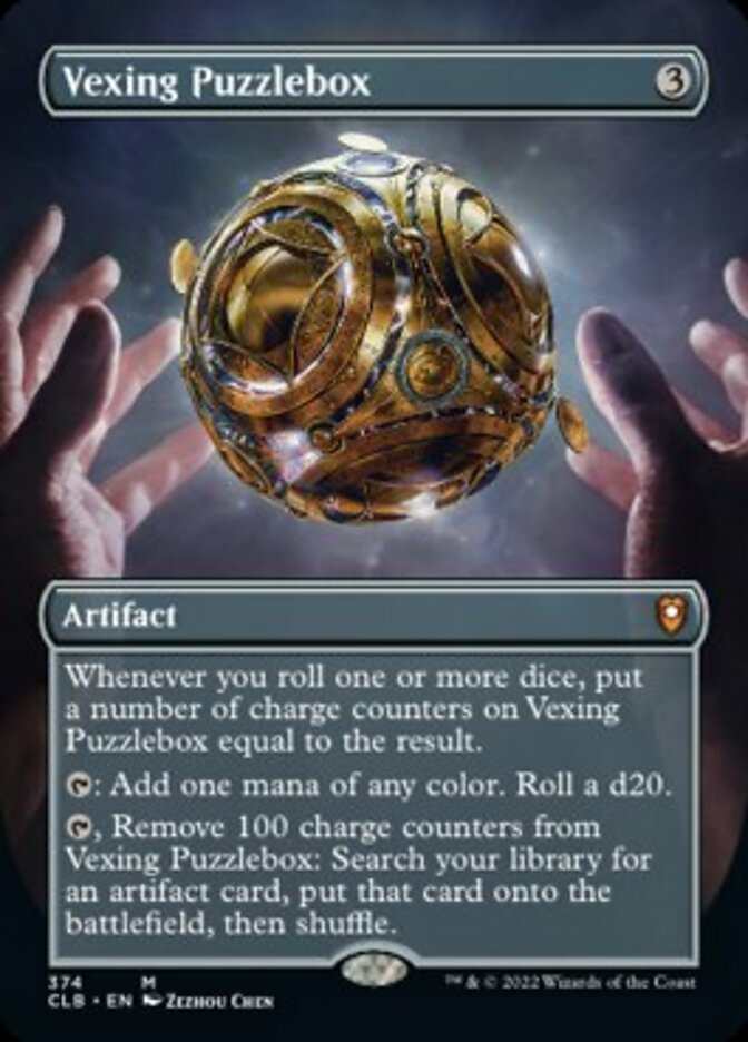 Vexing Puzzlebox (Borderless Alternate Art) [Commander Legends: Battle for Baldur's Gate] | Gamer Loot